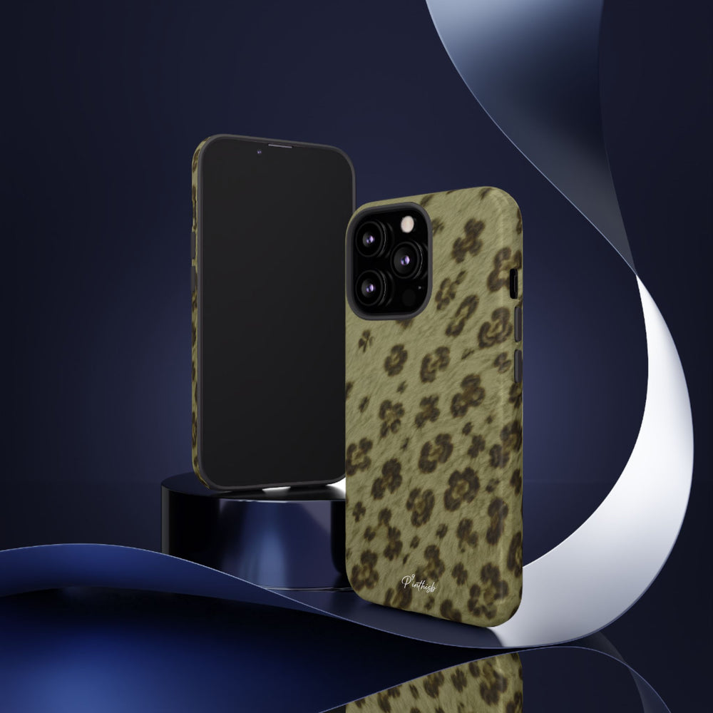 Olive Leopard Print Tough Case