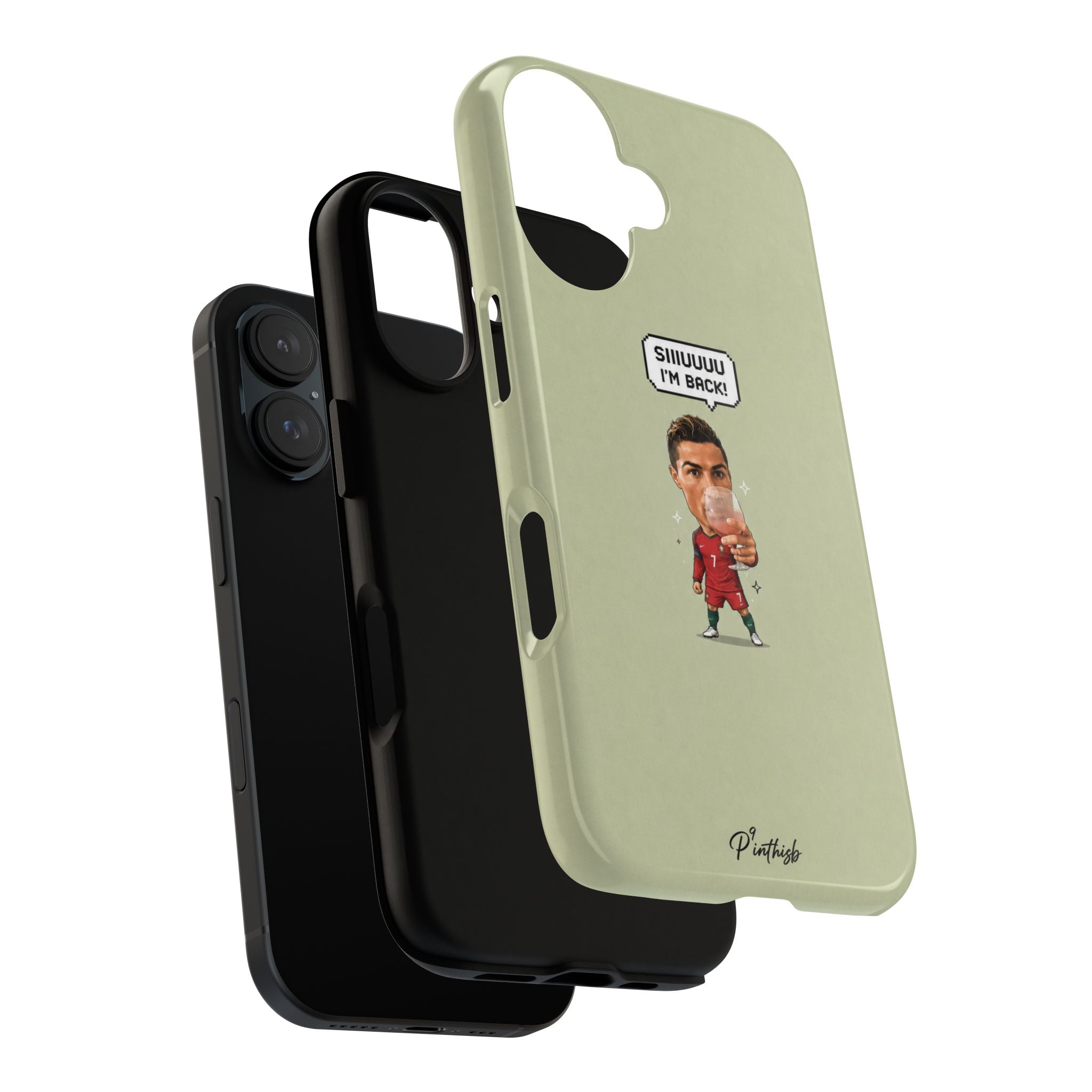 "SIIUUU, I'M BACK" CR7 Tough Phone Case