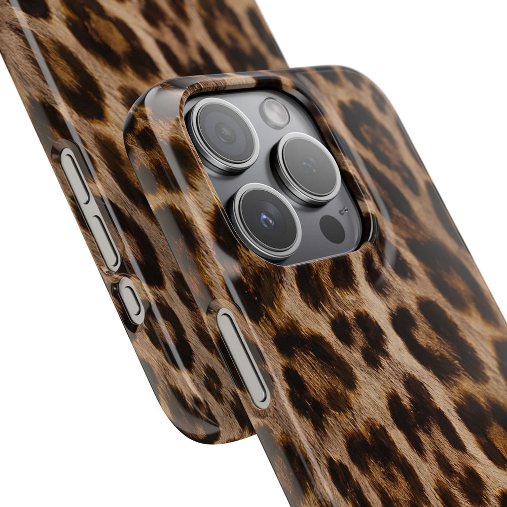 Leopard Print Snap Phone Case