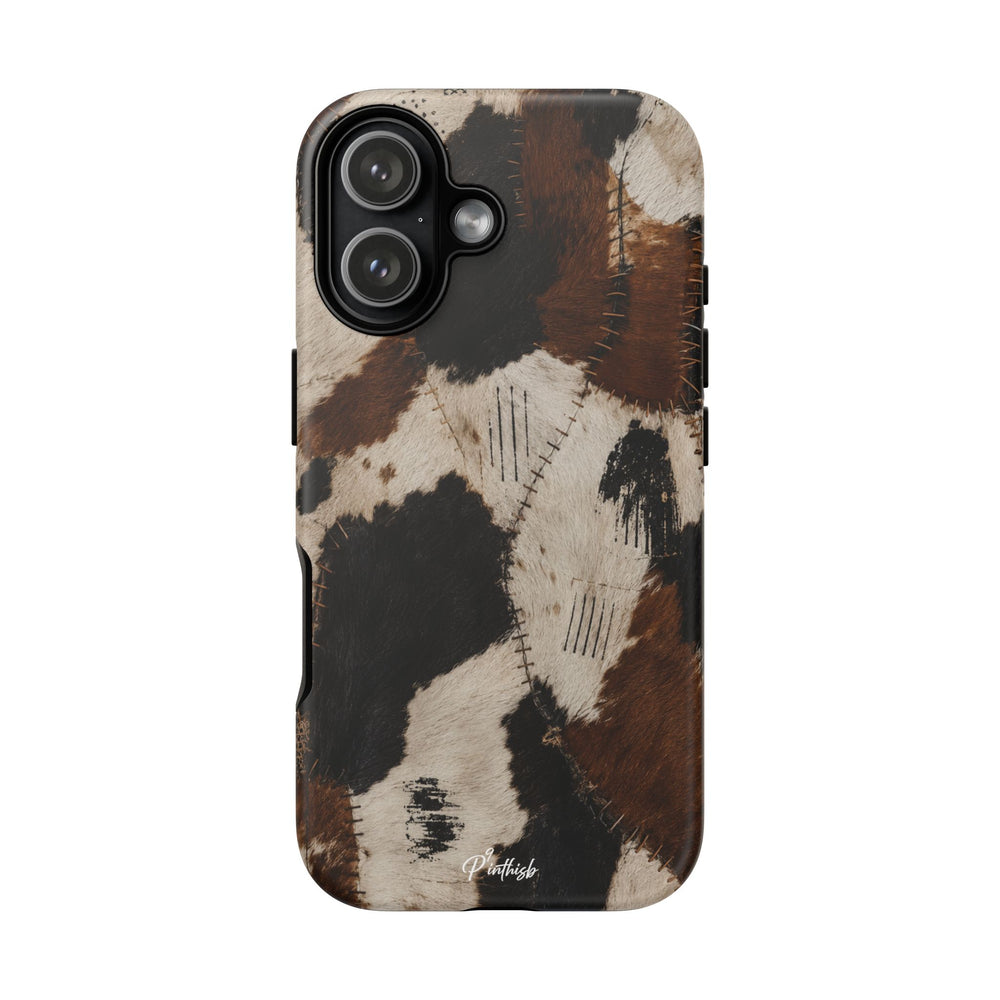 Brown & Black Animal Print Tough Case