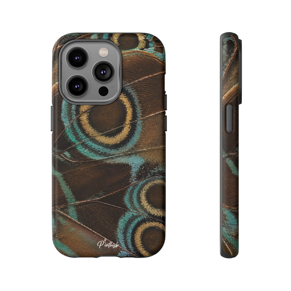 Peacock Feather Pattern Tough Case