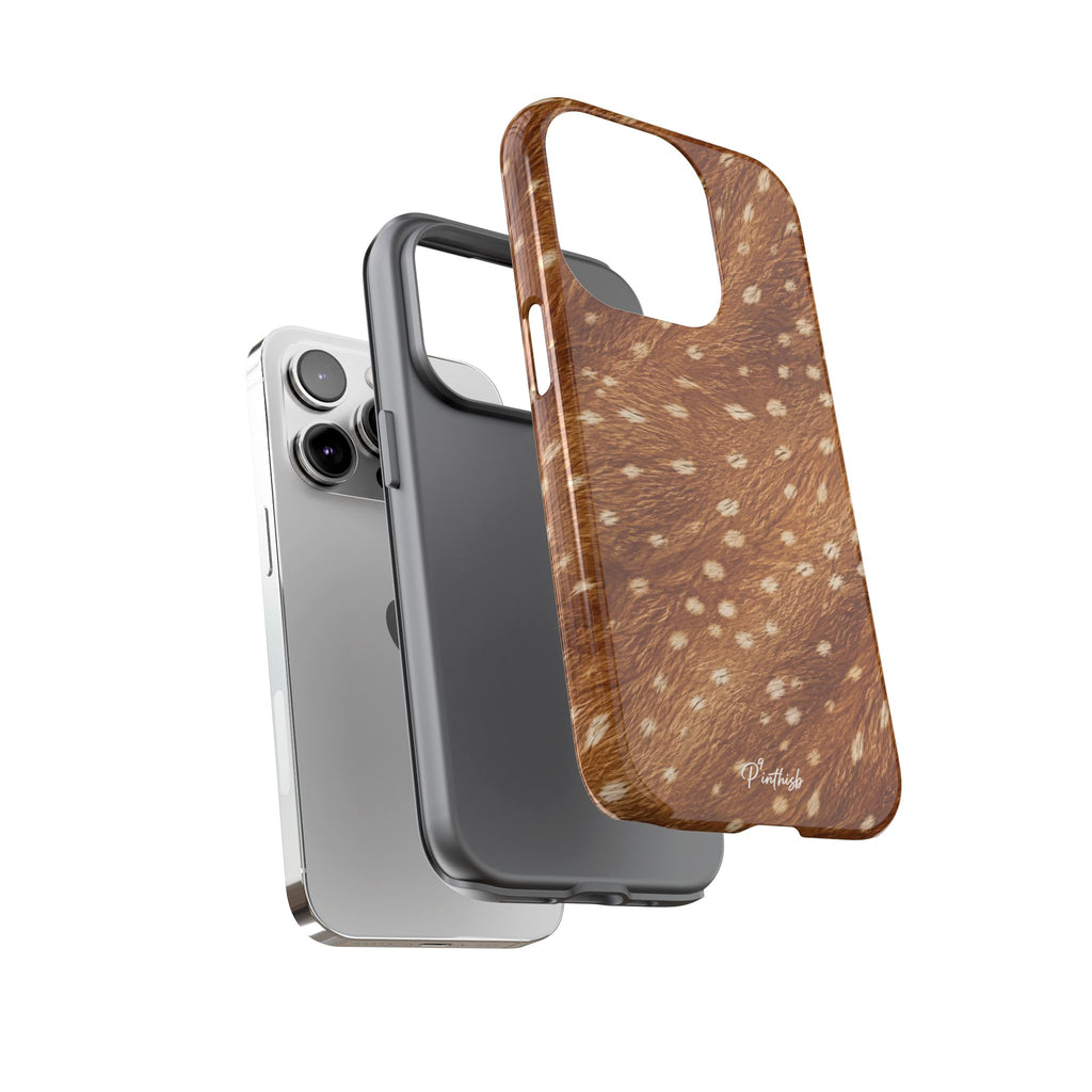 Caramel Deer Pattern Tough Case