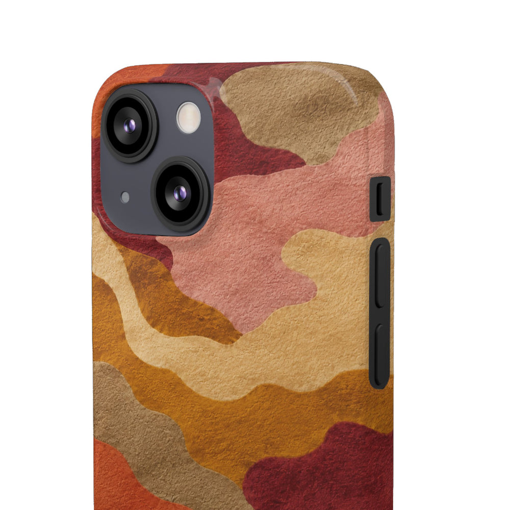 Watercolour Camo Snap Case