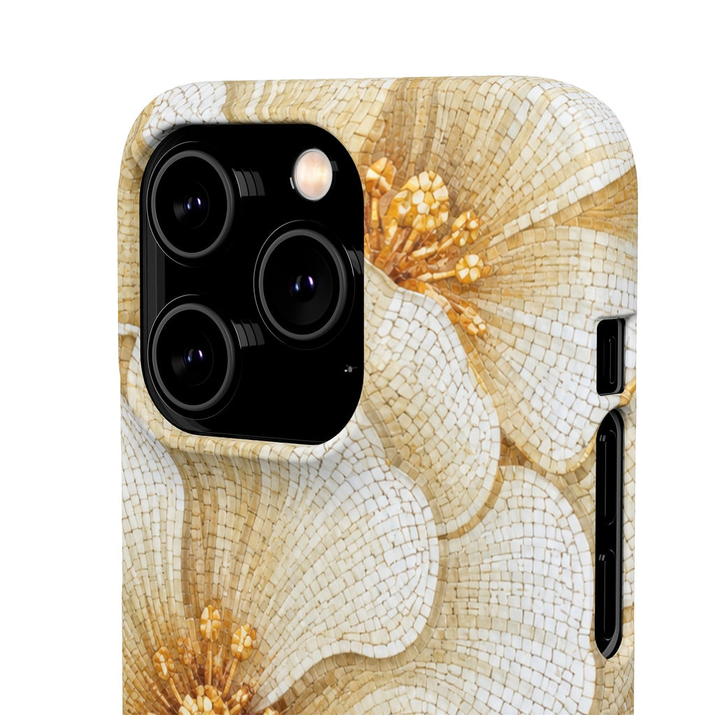Floral Gold Bloom Snap Case