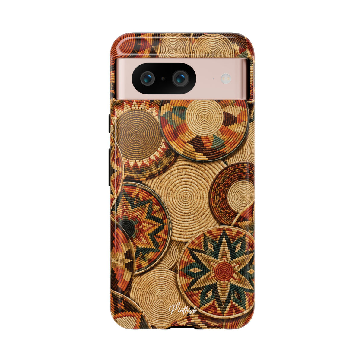 Bohemian Woven Basket Pattern Tough Case