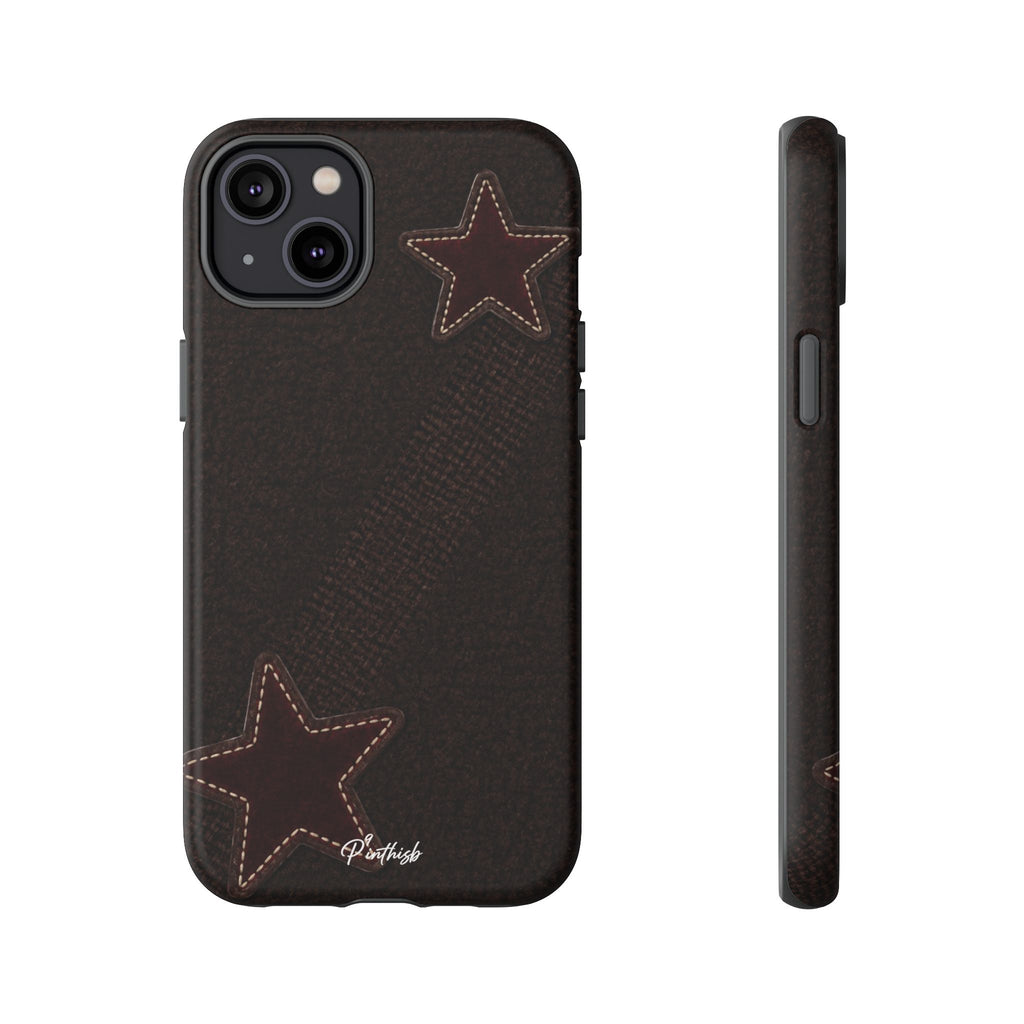Rustic Stitched Star Phone Case