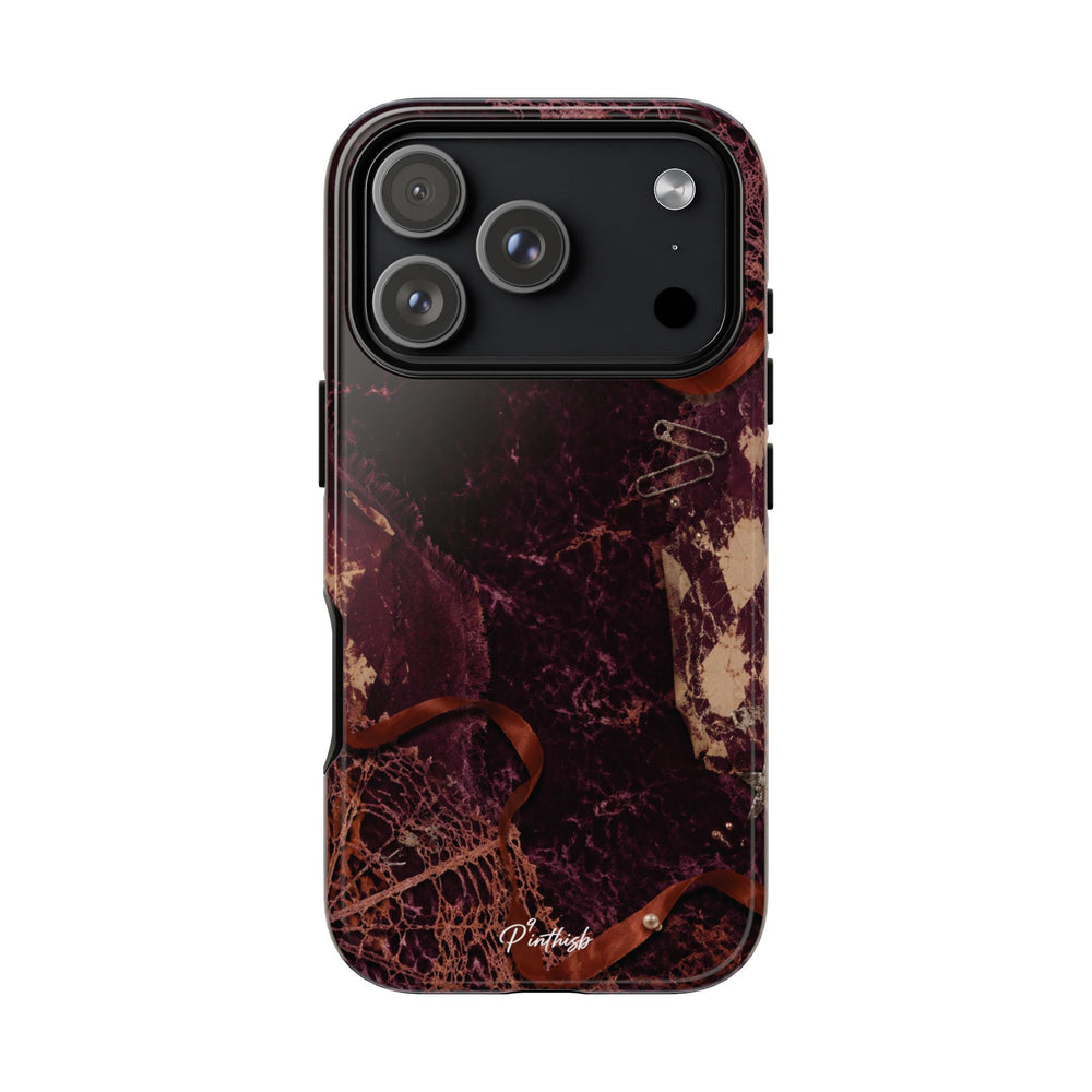 Dark Maroon Vintage Tough Case