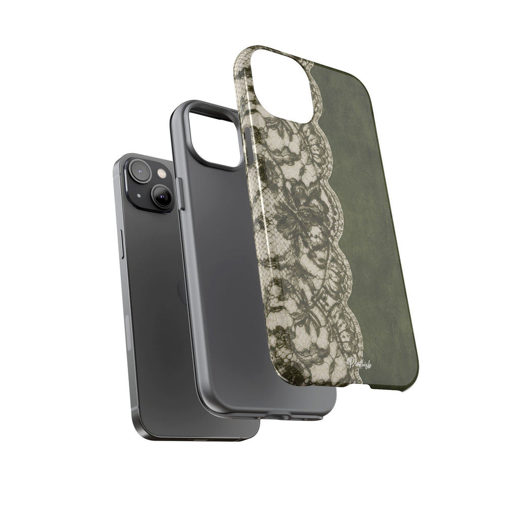 Olive Lace Tough Case