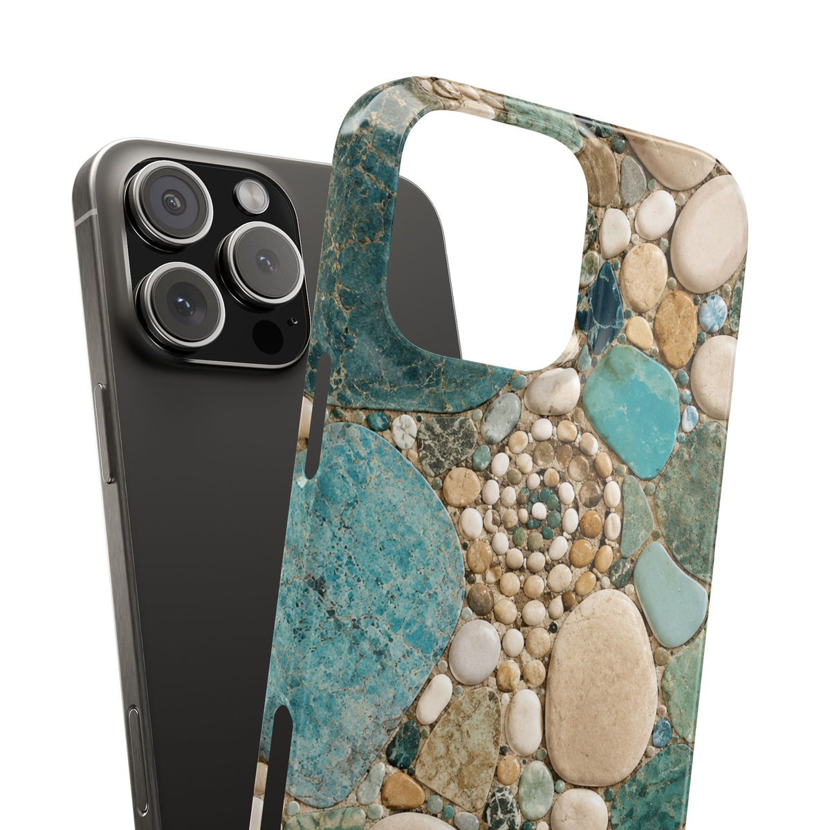 Sea Glass Mosaic Snap Case