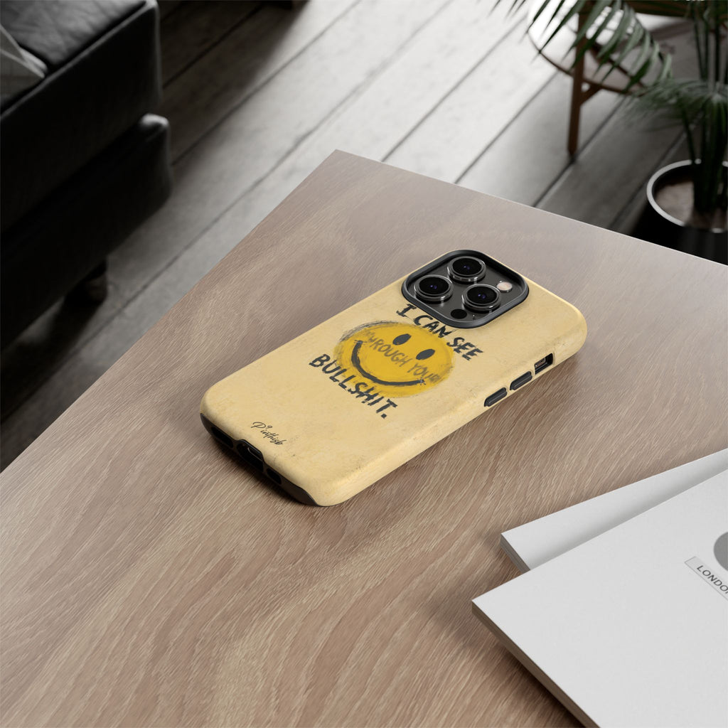 Smiley Anti-BS Tough Case