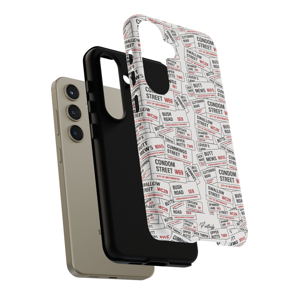 Cheeky London Street Signs Phone Case