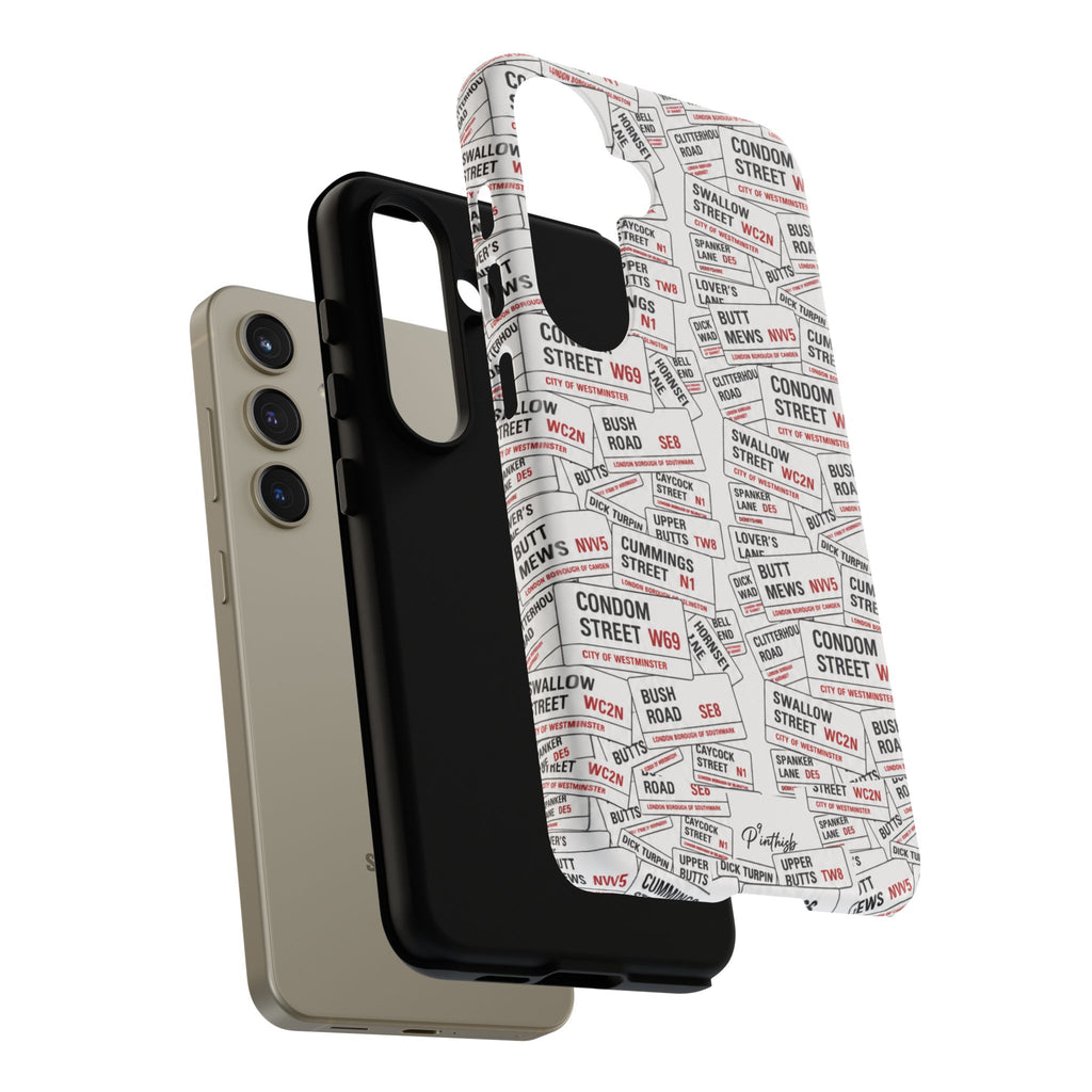 Cheeky London Street Signs Phone Case