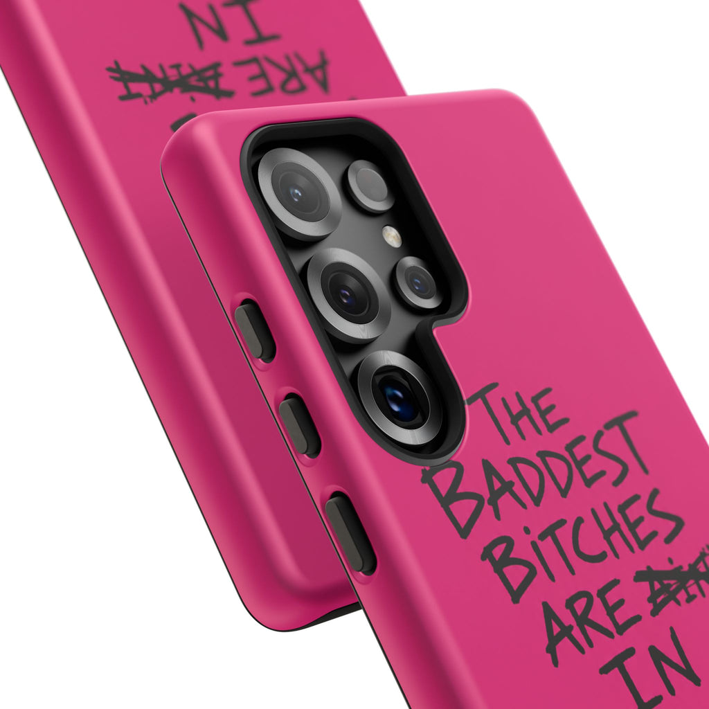 "The Baddest B*tches Are In Kukës" Hot Pink Case