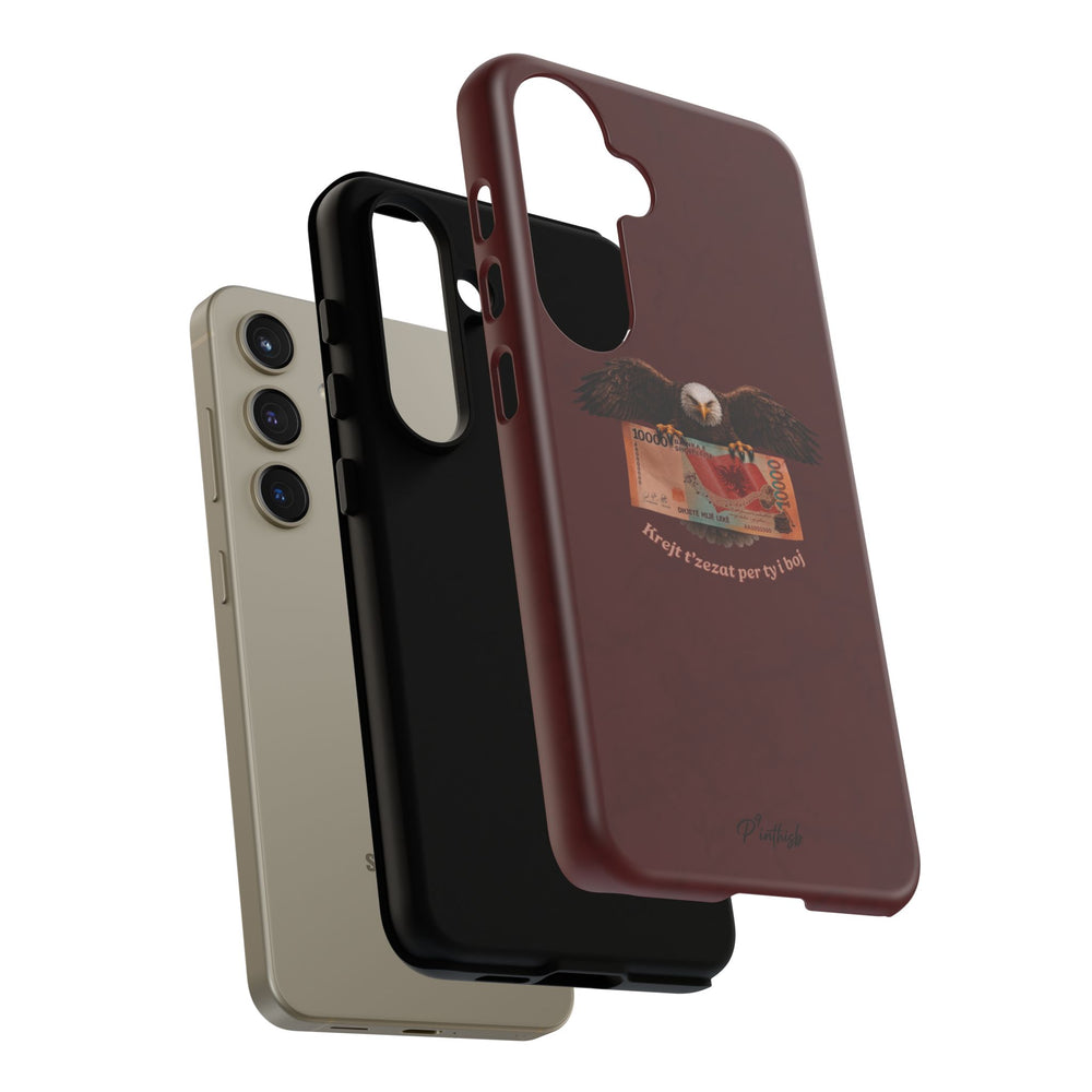 "Krejt t'zezat për ty i boj" Albanian Tough Phone Case