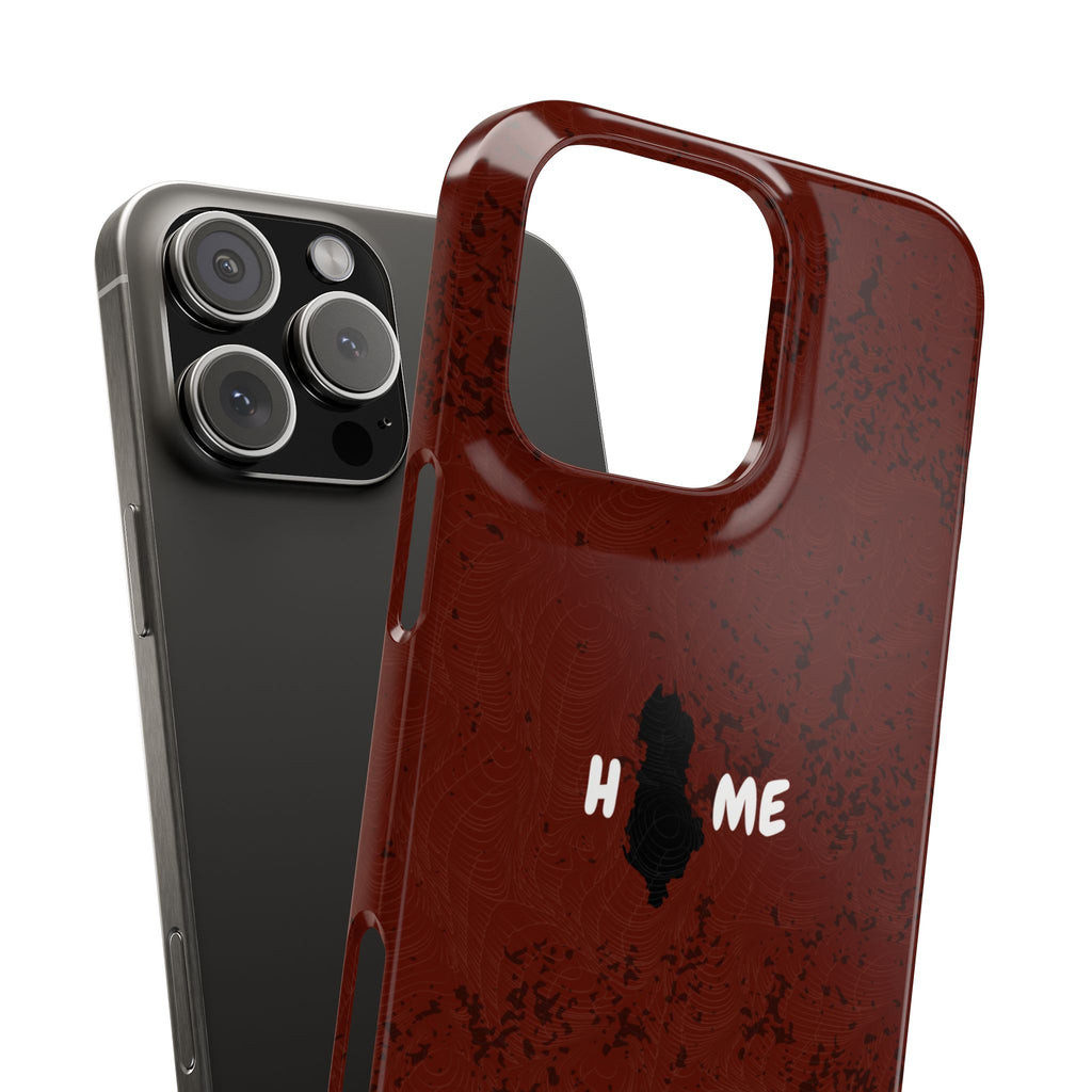 "HOME" Albania Snap Case