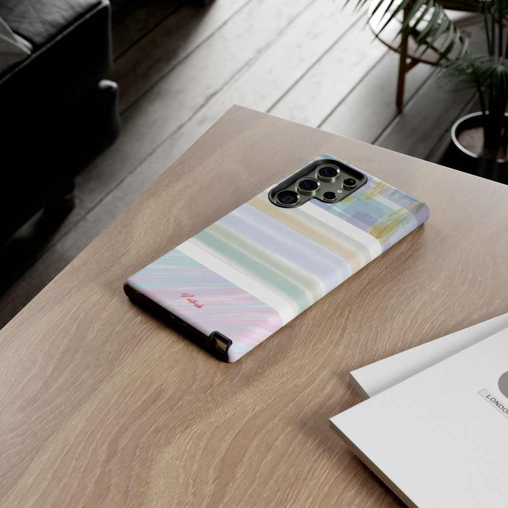 Pastel Stripe Tough Phone Case