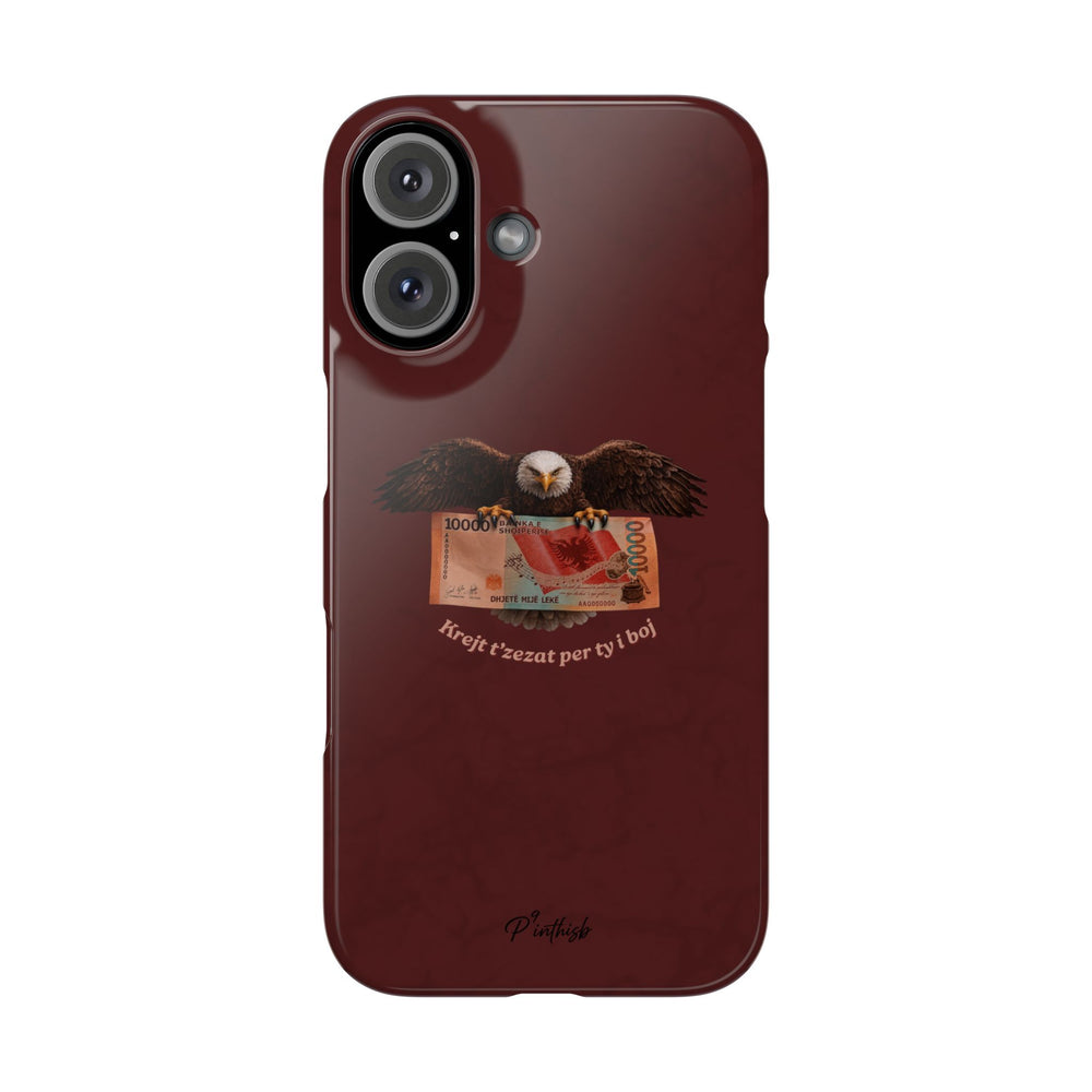 "Krejt t'zezat per ty i boj" Snap Case