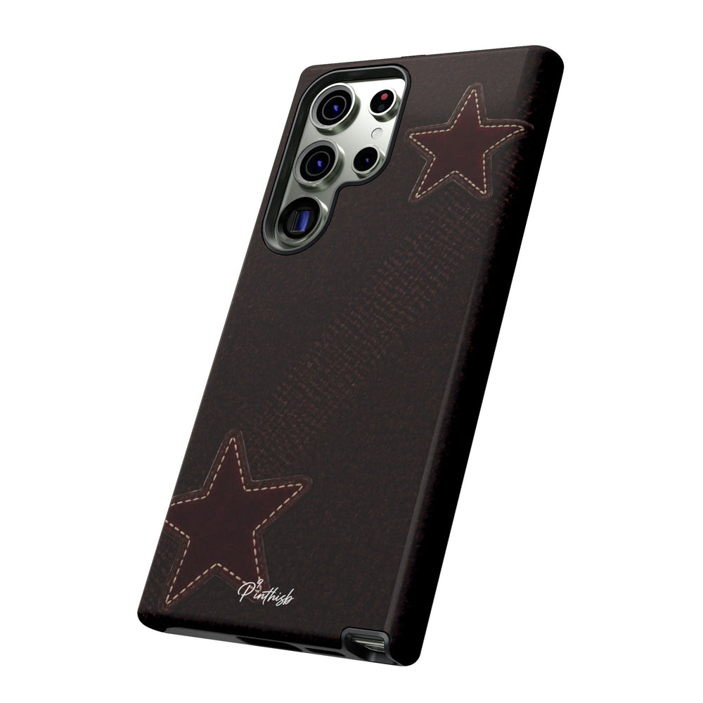 Rustic Stitched Star Phone Case
