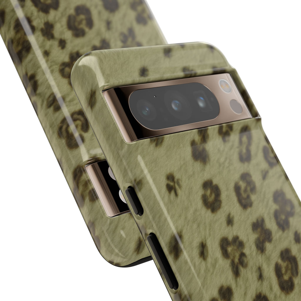 Olive Leopard Print Tough Case