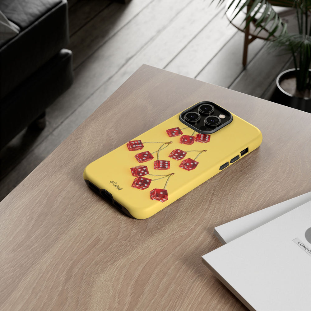 Cherry Dice Tough Phone Case