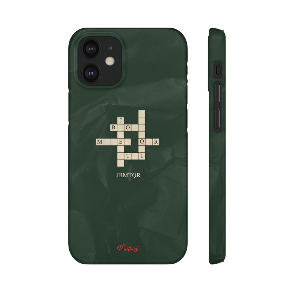 "JBMTQR crossword" Snap Phone Case