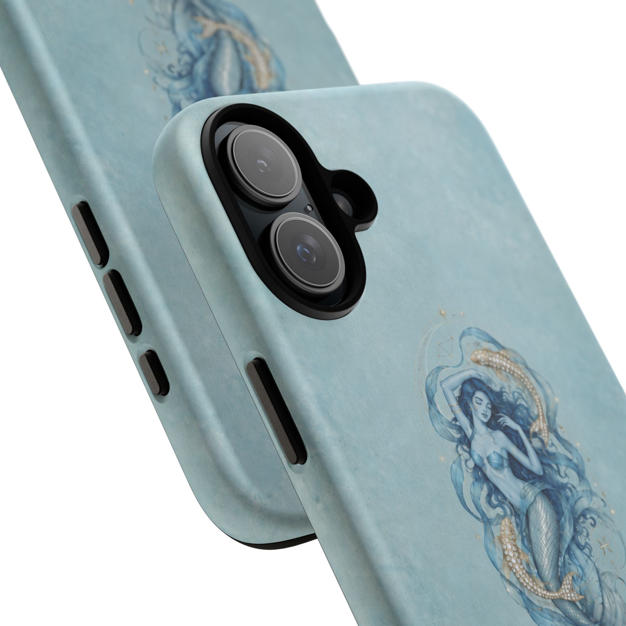 Pisces Zodiac Glitter Phone Case