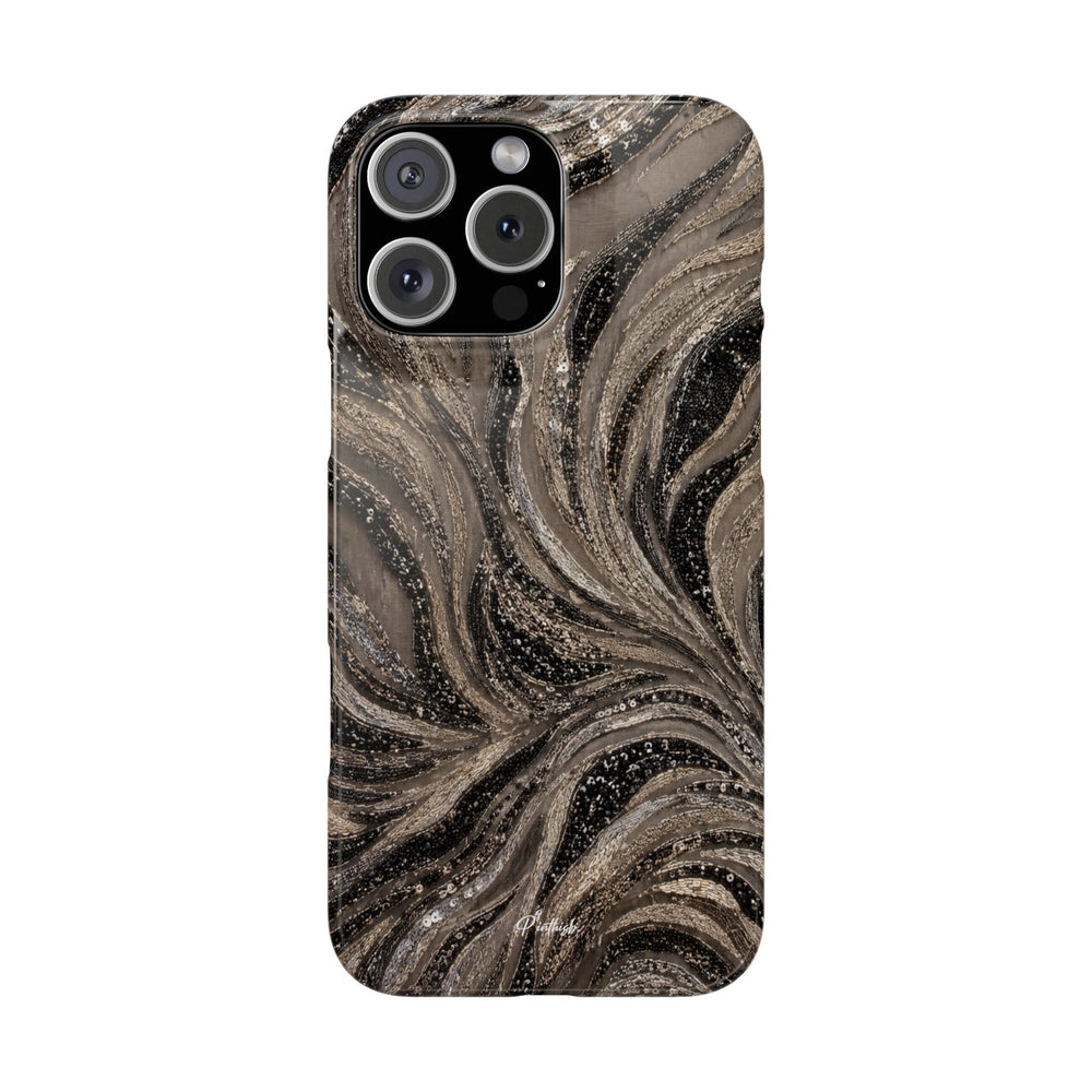 Neutral Swirl Protective Snap Case