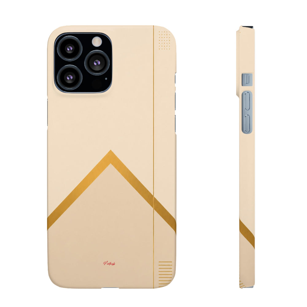 Gold Malboro Inspired Snap Phone Case