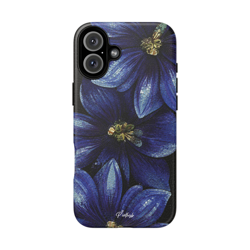 Blue Floral Tough Case