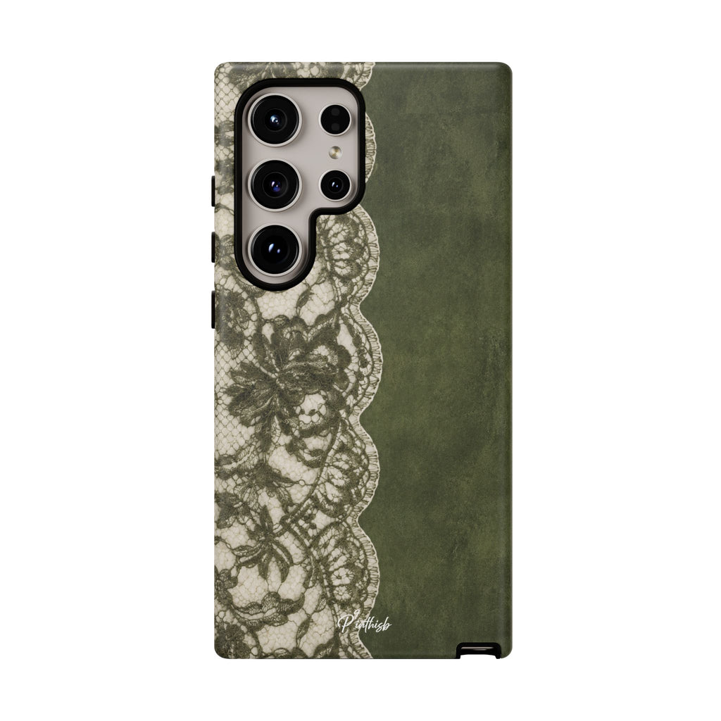 Olive Lace Tough Case