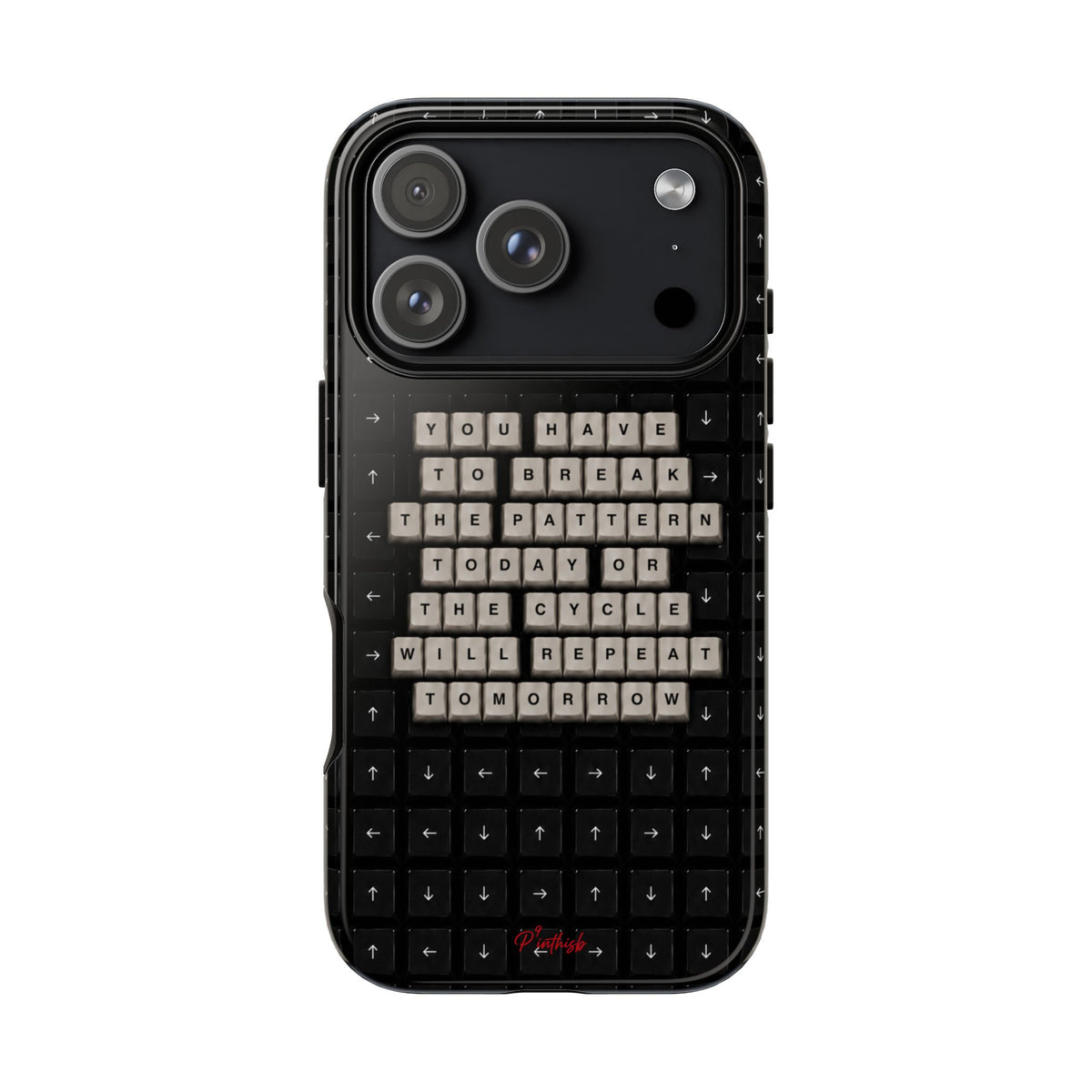 "Break the pattern" Keyboard Tough Case