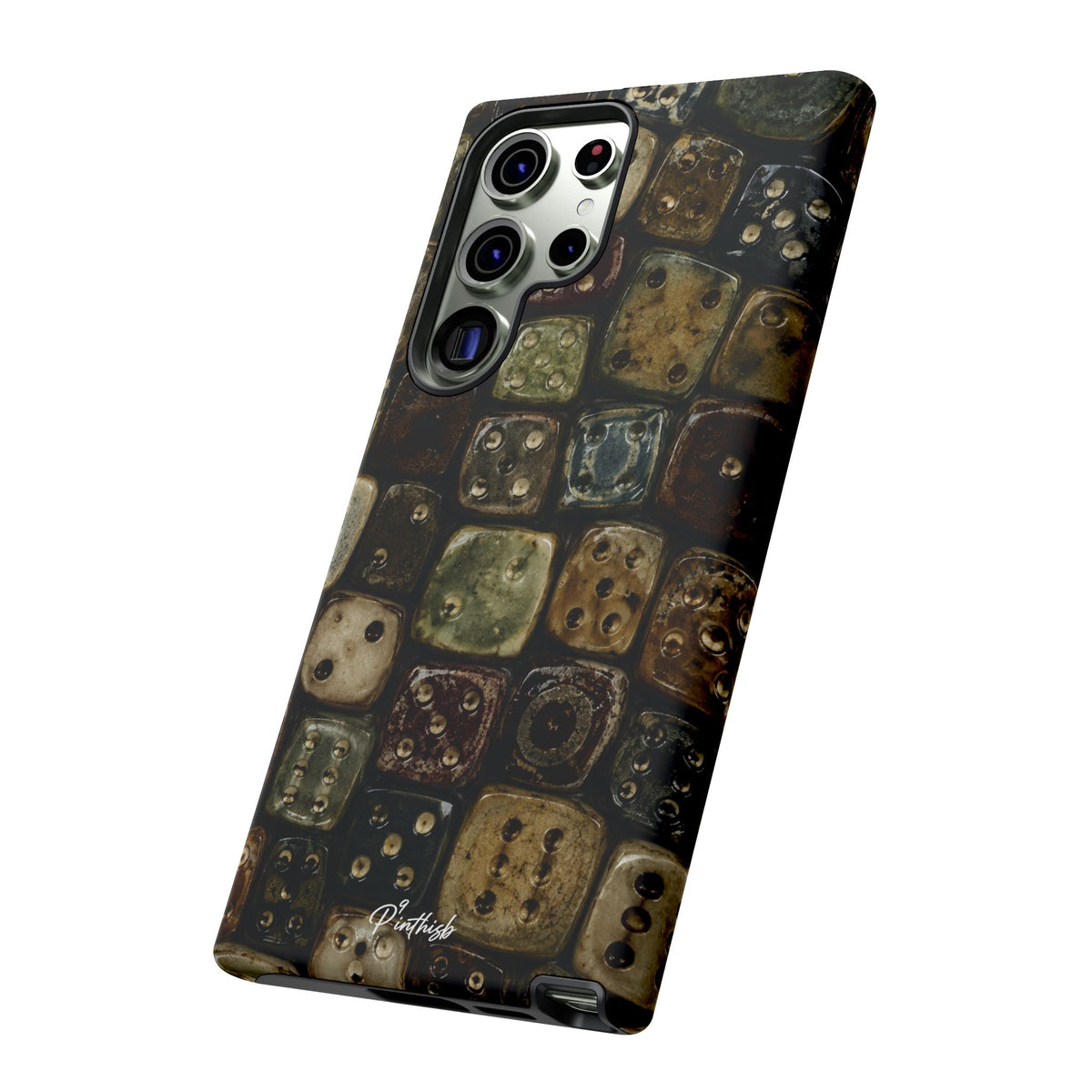 Vintage Dice Tile Phone Case