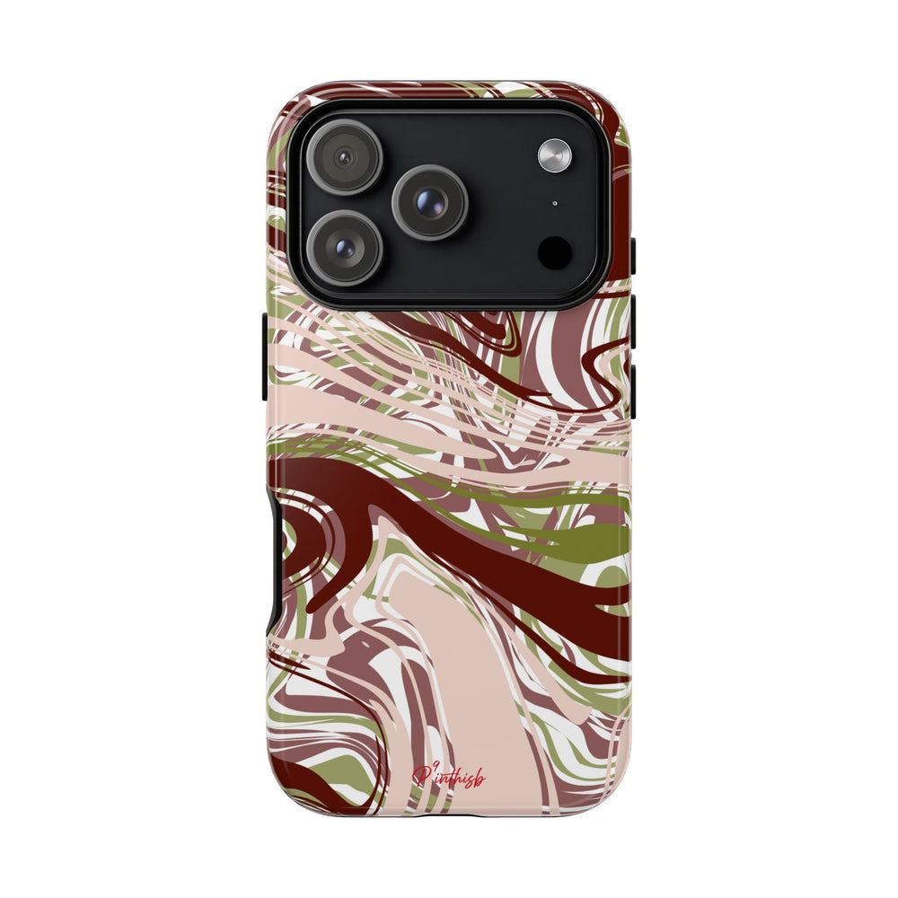 Abstract Marbled Tough Phone Case