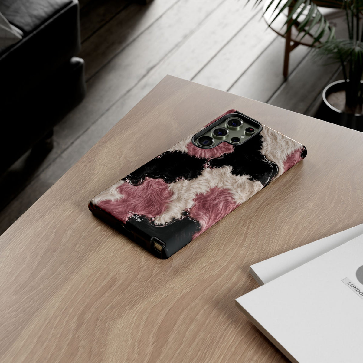 Cow Print Swirl Tough Case