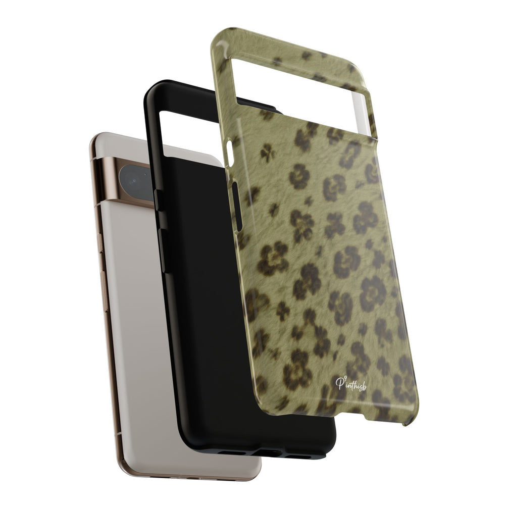 Olive Leopard Print Tough Case
