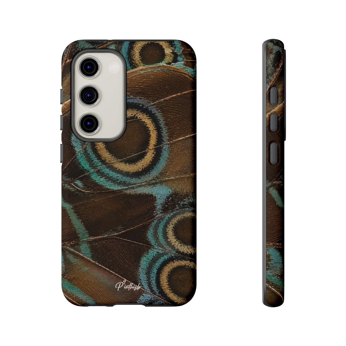 Peacock Feather Pattern Tough Case