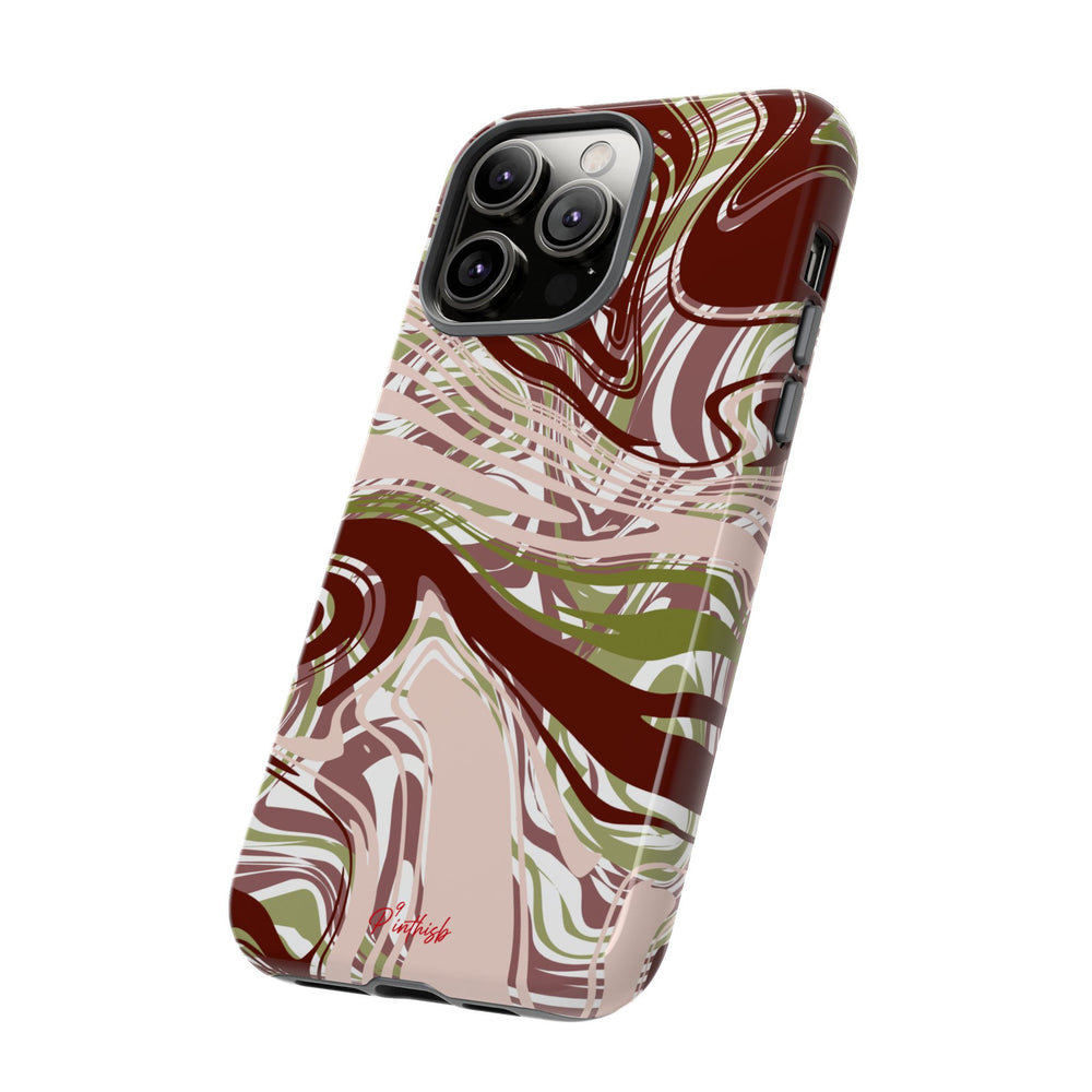 Abstract Marbled Tough Phone Case