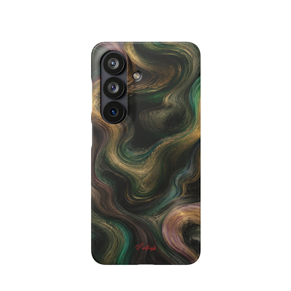 Marbled Forest Snap Phone Case