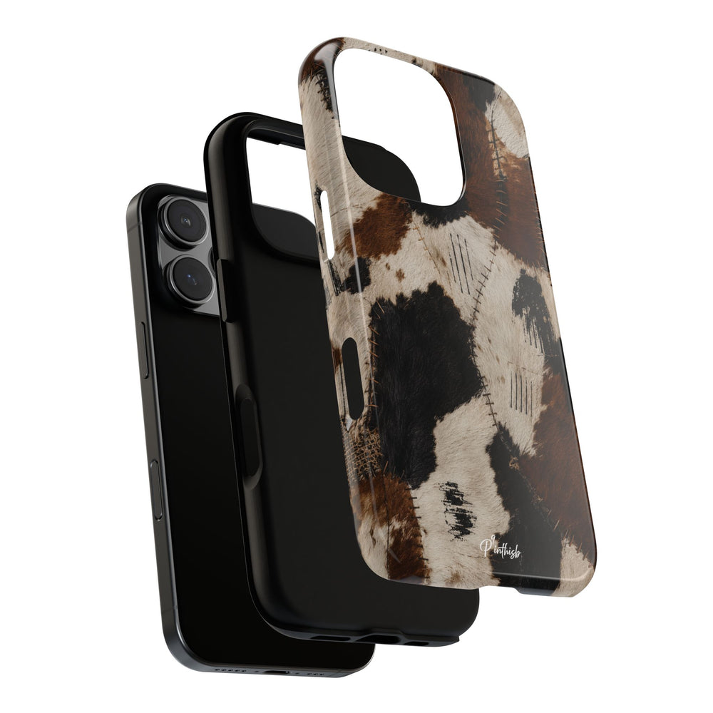 Brown & Black Animal Print Tough Case