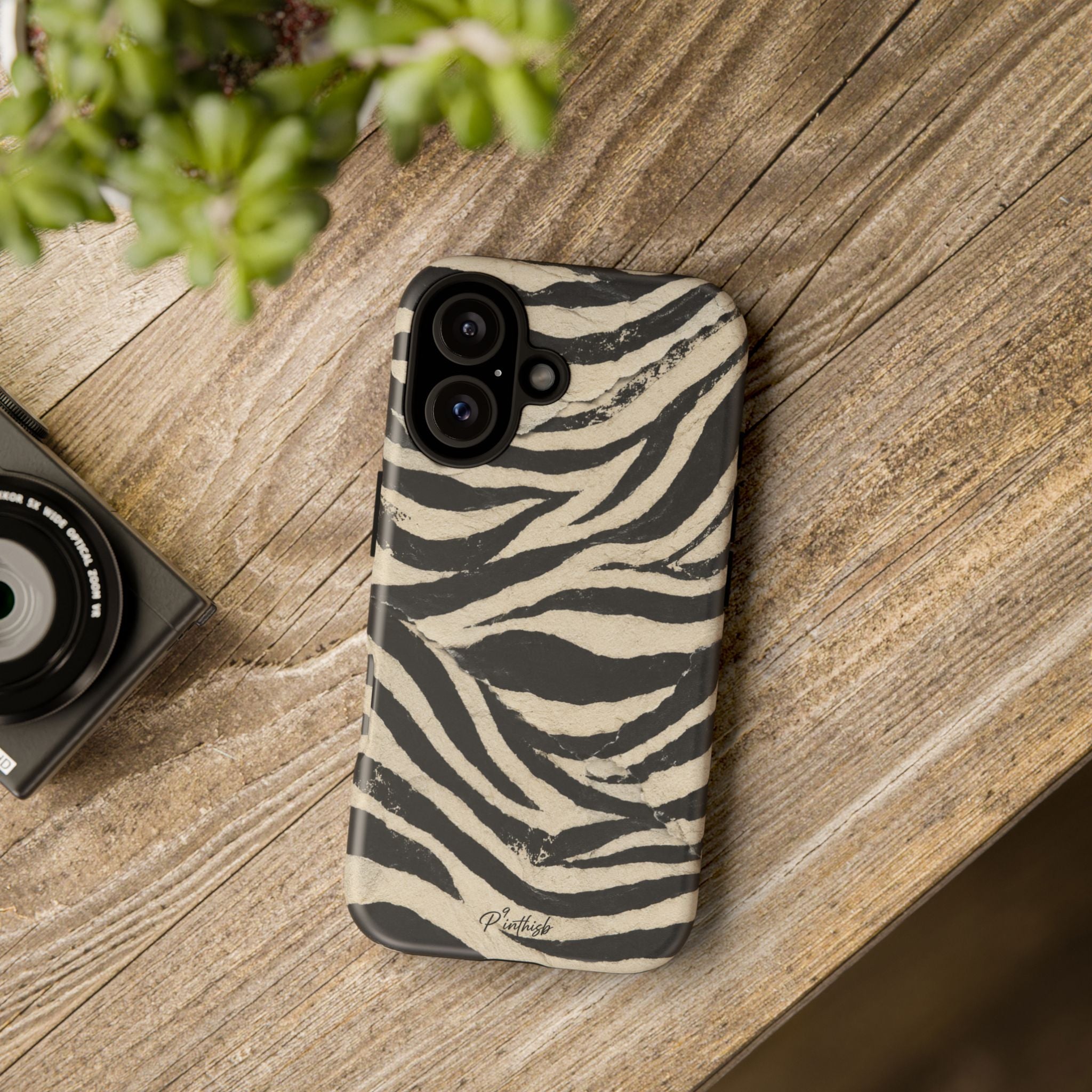 Zebra Stripe Tough Phone Case