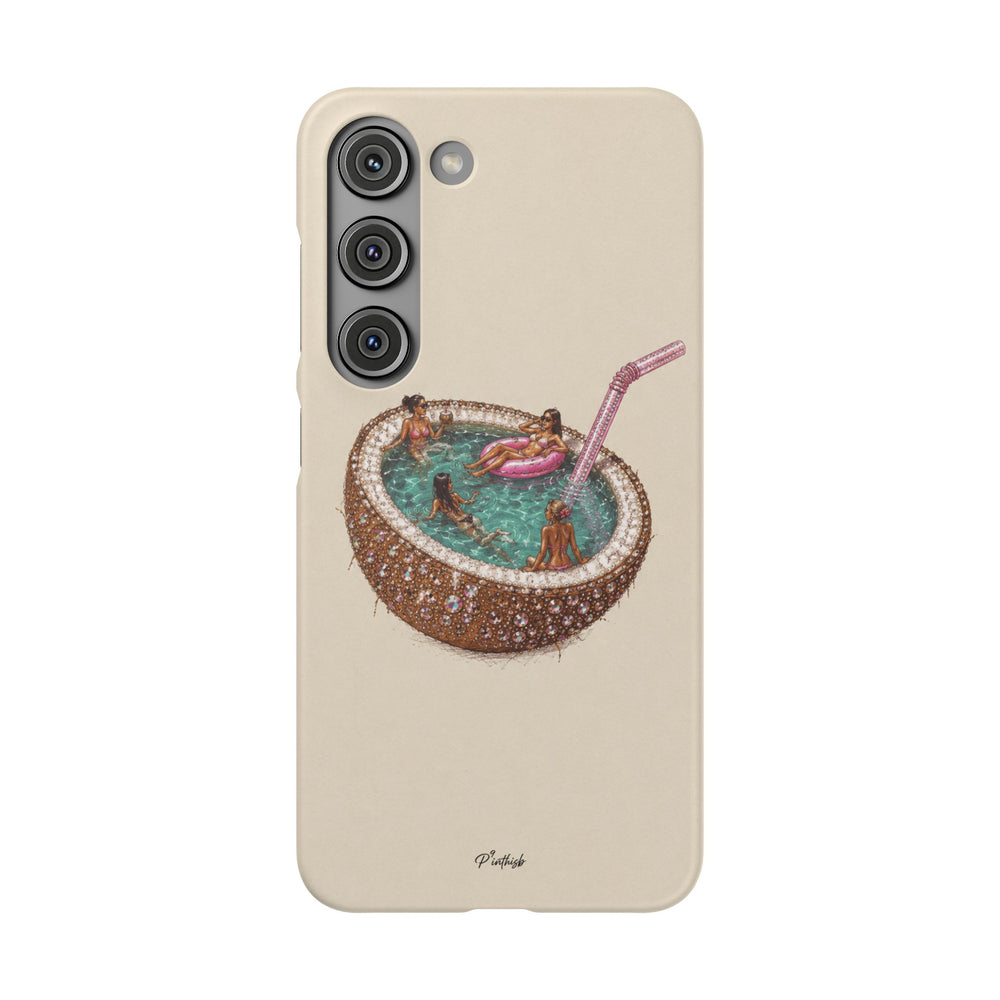 Coconut Pool Snap Phone Case
