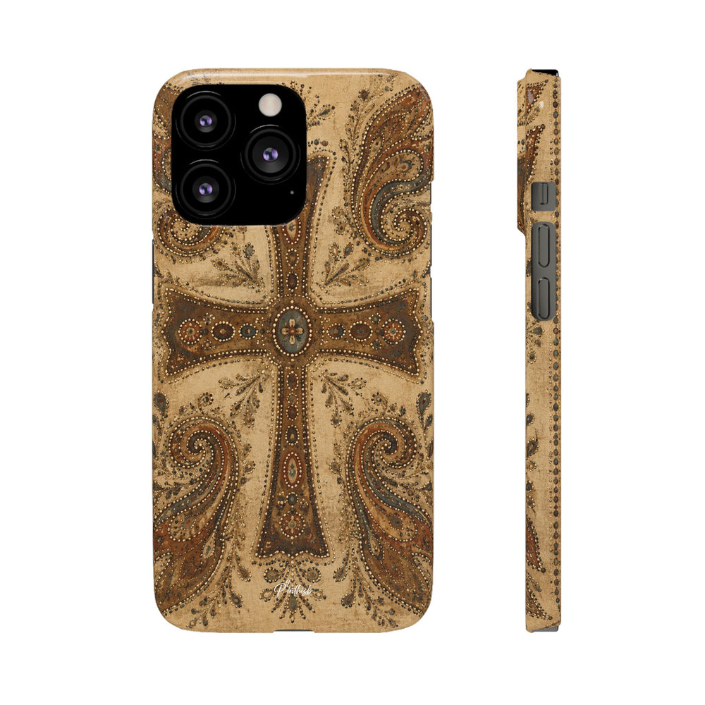 Cross Paisley Snap Case