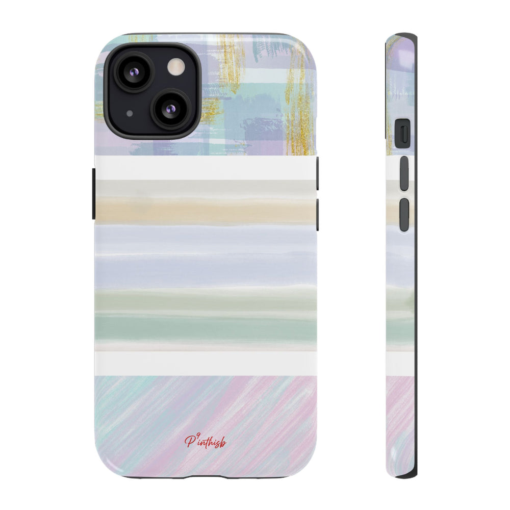 Pastel Stripe Tough Phone Case