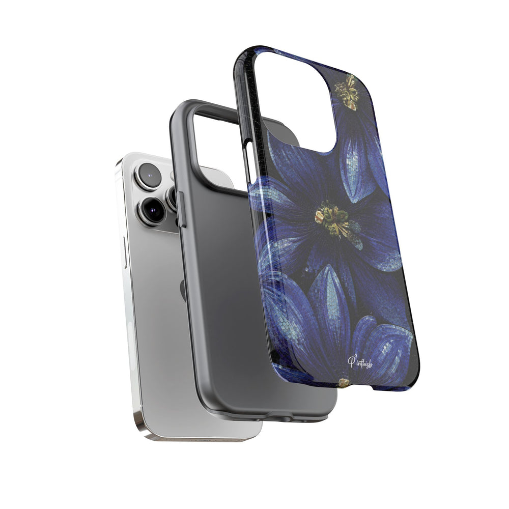 Blue Floral Tough Case