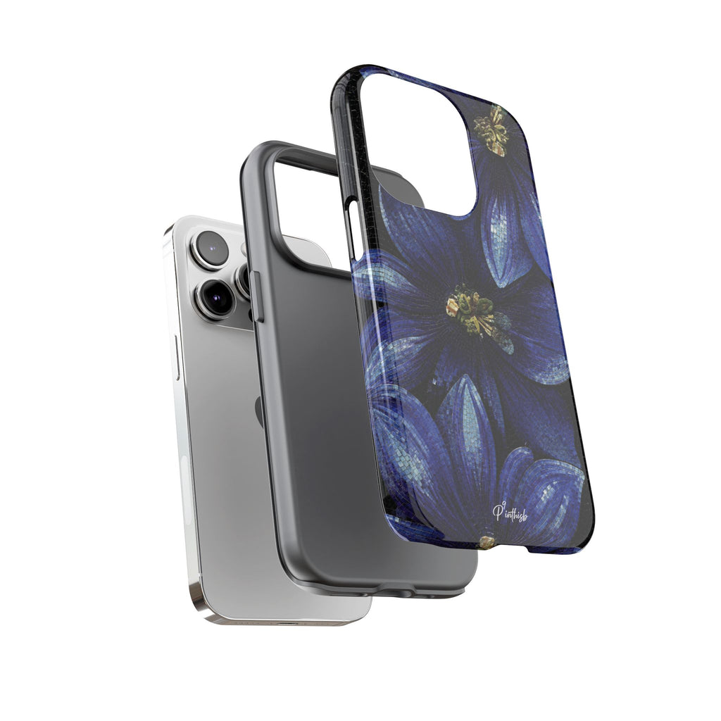Blue Floral Tough Case