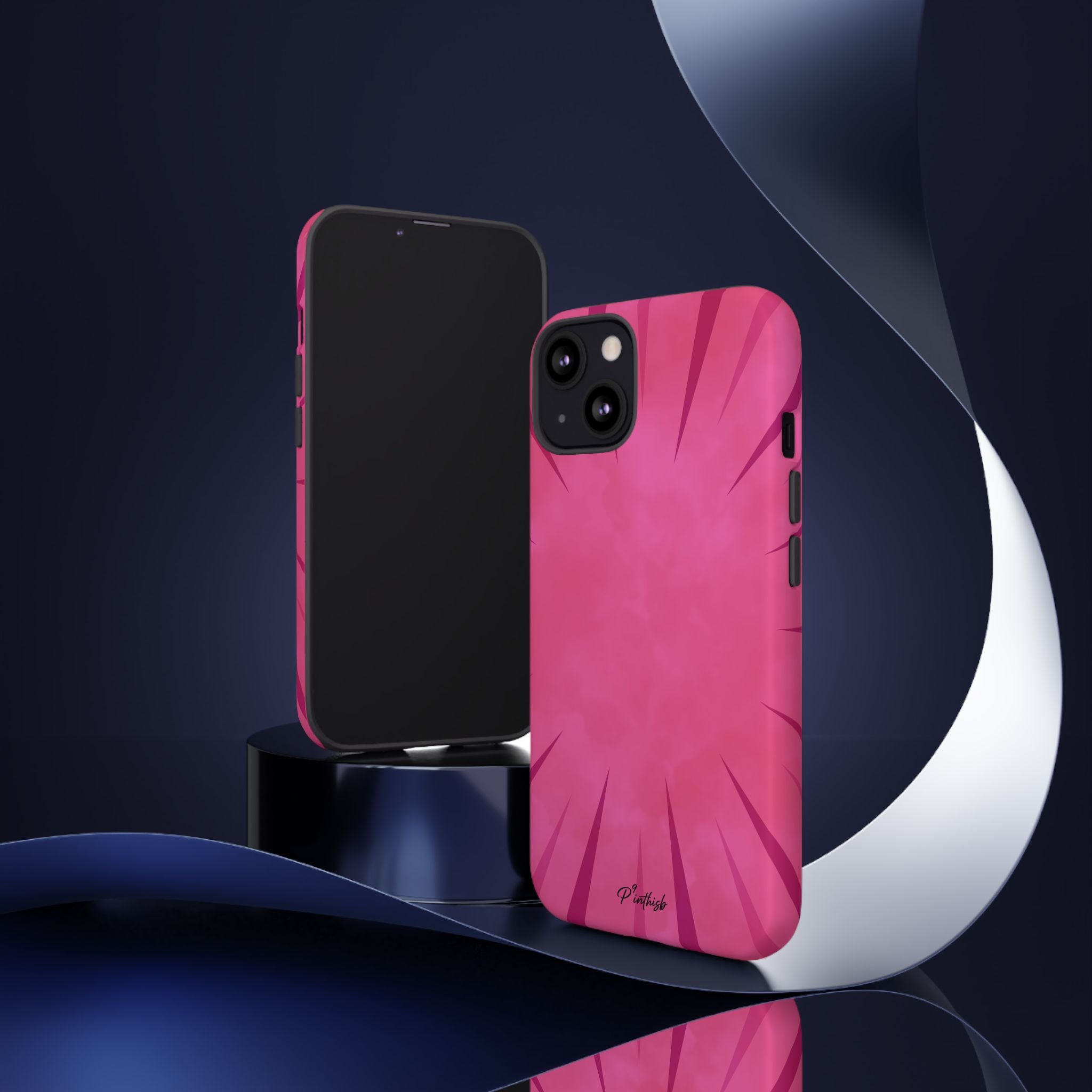 Pink Burst Tough Phone Case