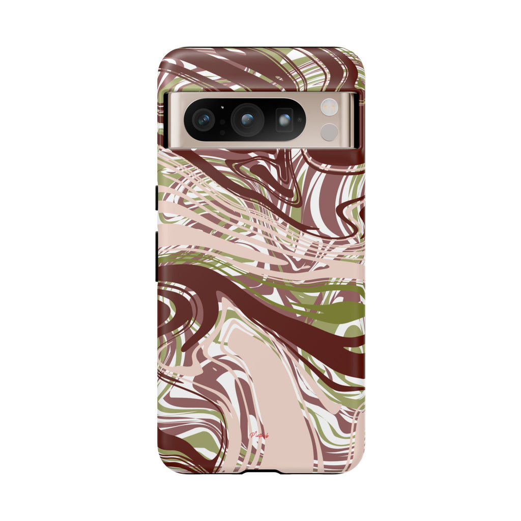Abstract Marbled Tough Phone Case