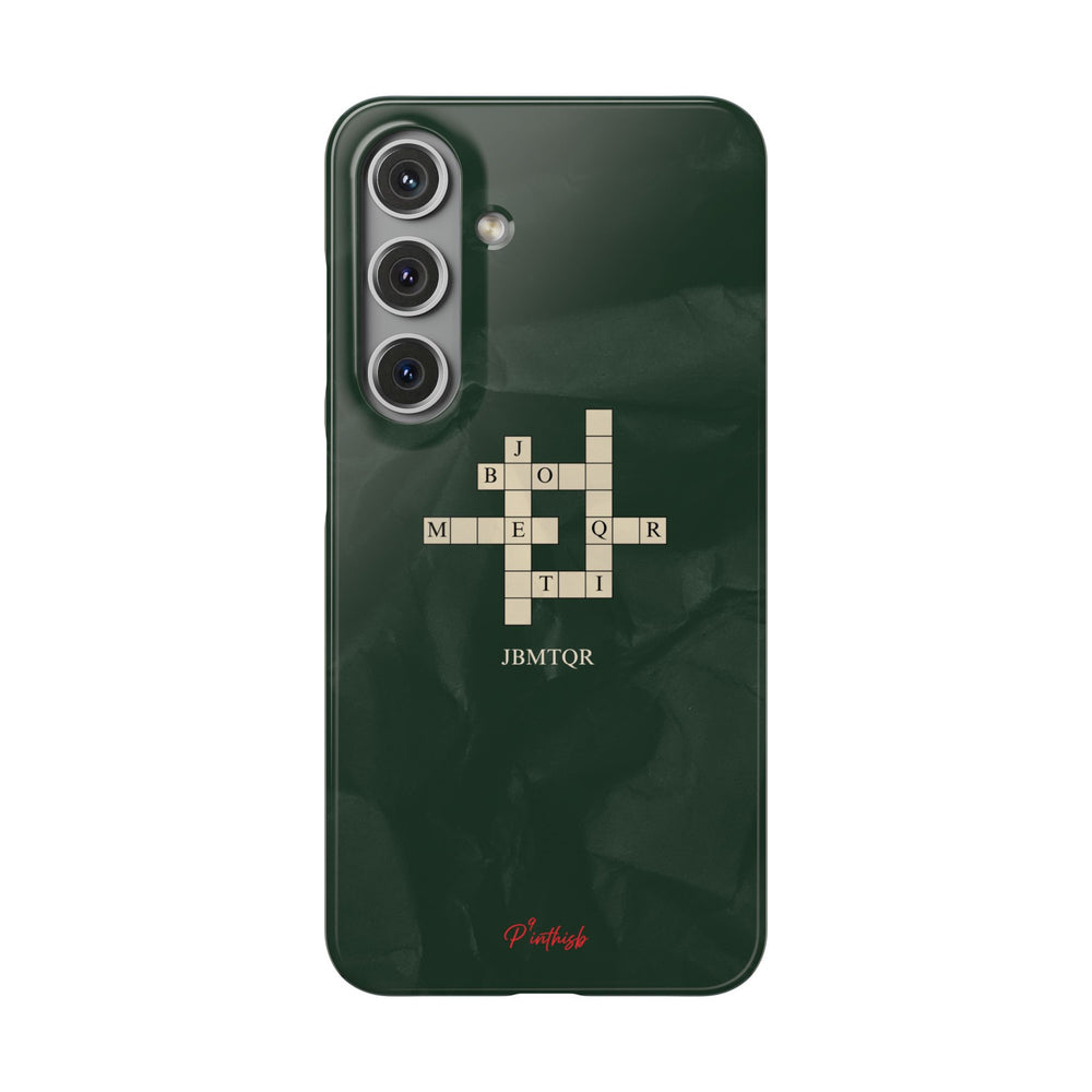 "JBMTQR crossword" Snap Phone Case