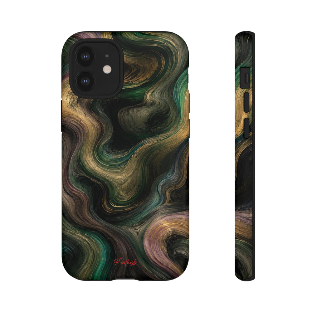 Marbled Forest Tough Phone Case