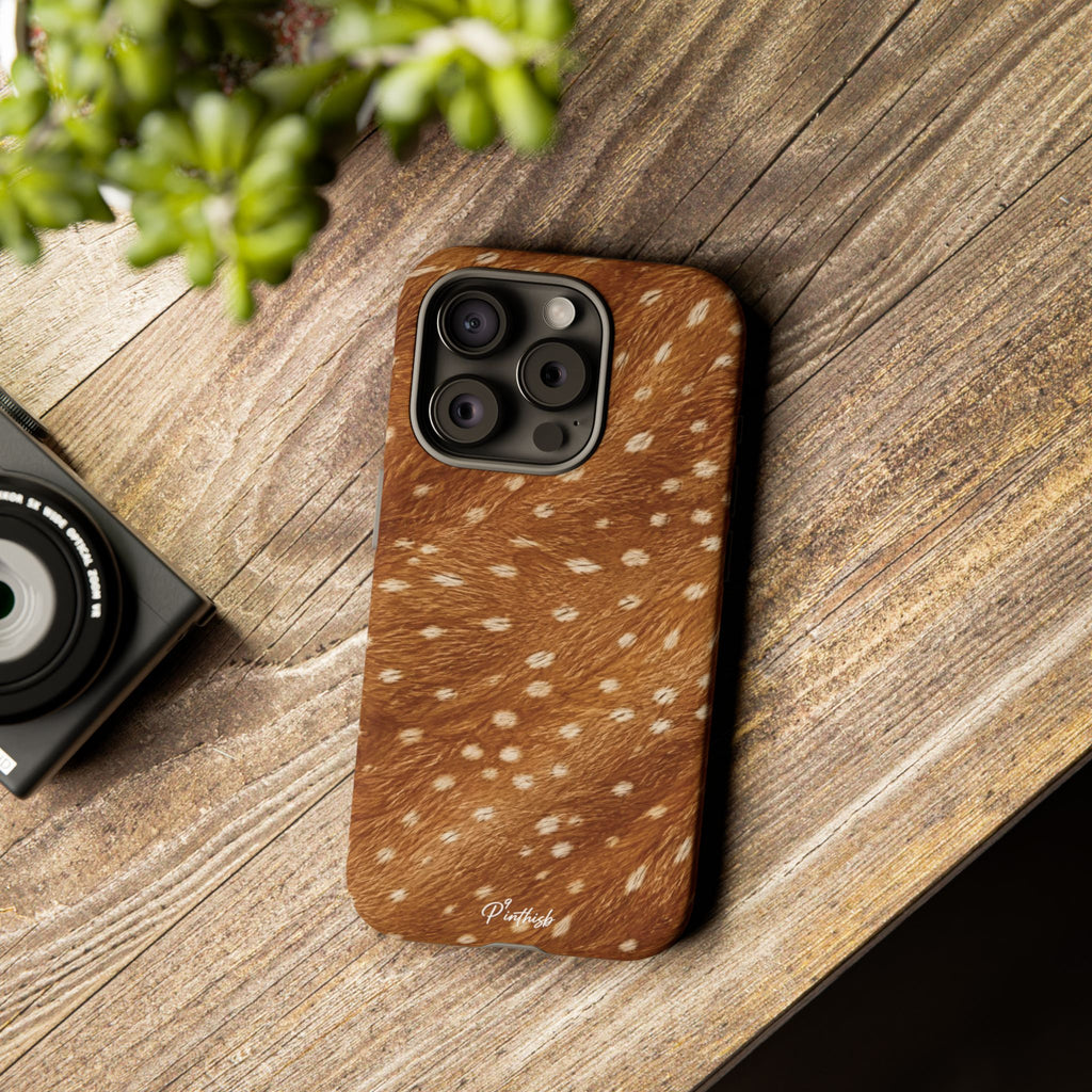 Caramel Deer Pattern Tough Case
